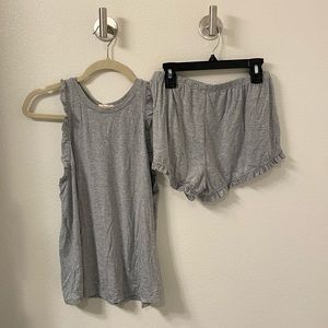 NWT grey pj set